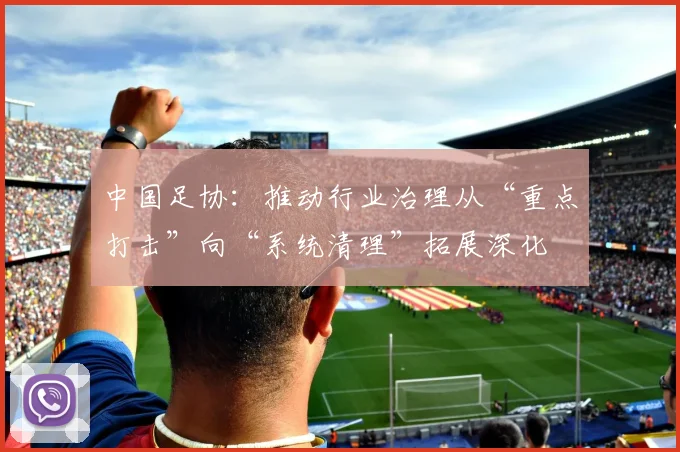 中国足协：推动行业治理从“重点打击”向“系统清理”拓展深化